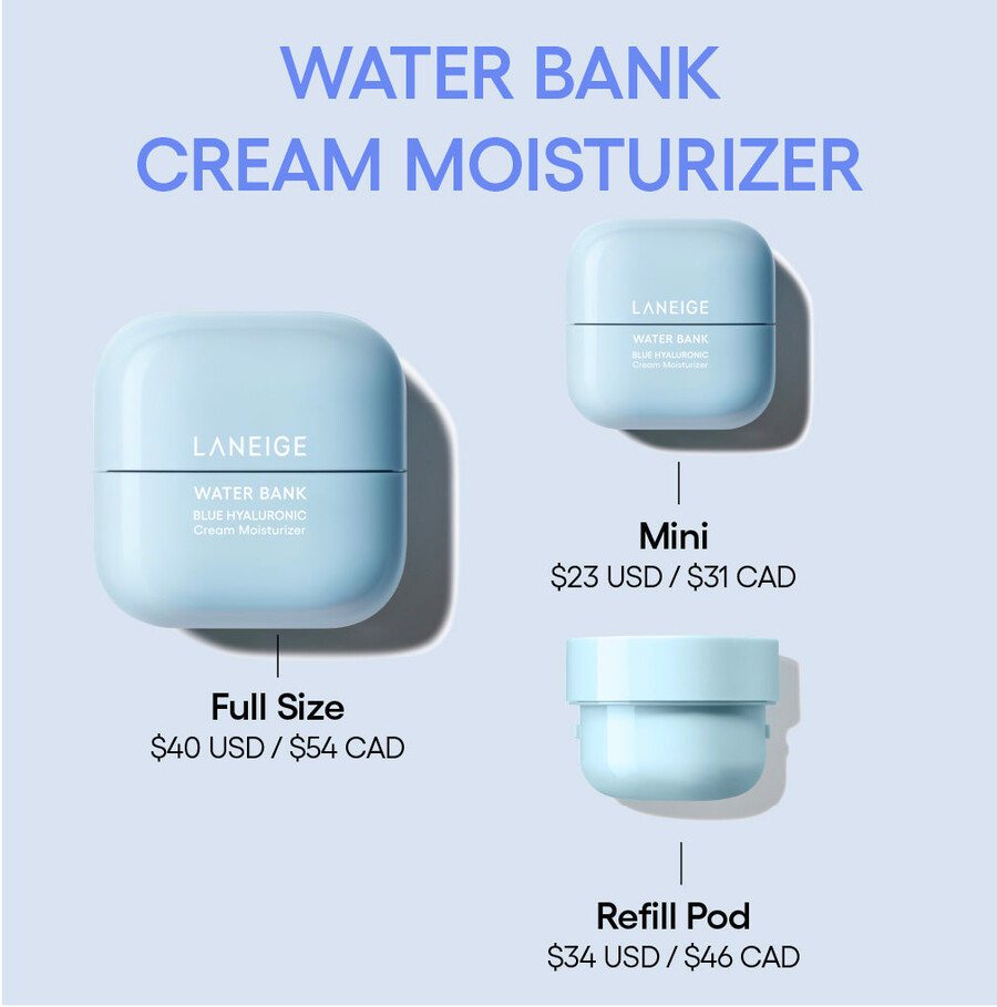 water bank blue hyaluronic cream -kosteusvoide